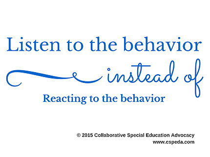 Listen to the Behavior